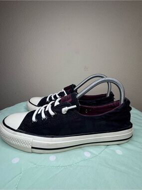 Converse shorline black sneakers size 8